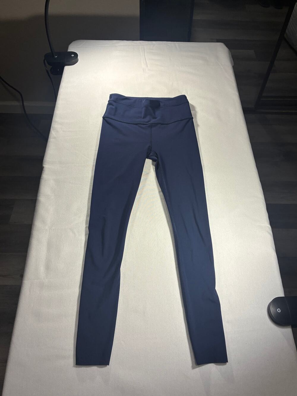 Athleta Accelerate 7/8 Tight Navy Blue High Rise Workout Leggings XXS